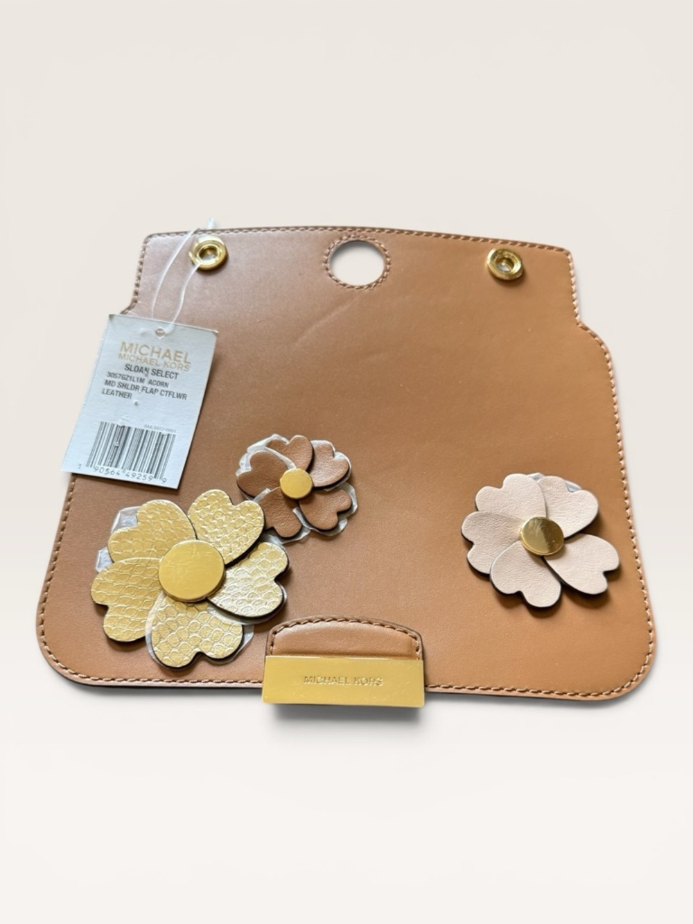 Michael Kors Sloan Select Medium Leather Shoulder Bag Flap